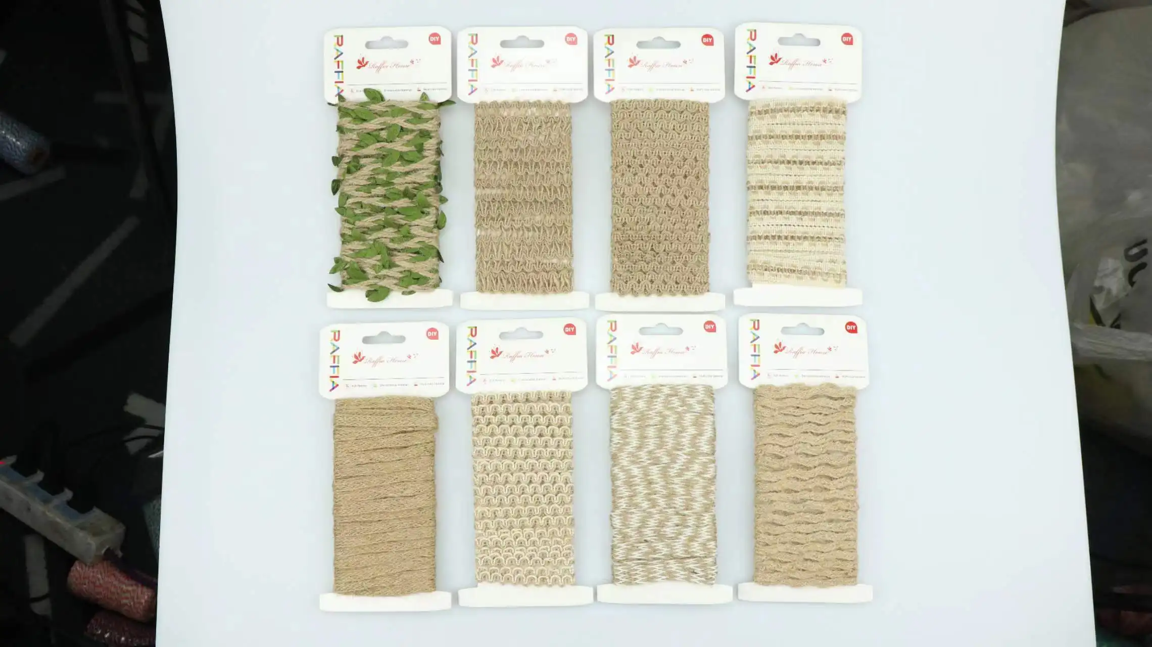 Home garden decoration jute braided rope for party natural twine hemp jute material used for  gift ribbon packing