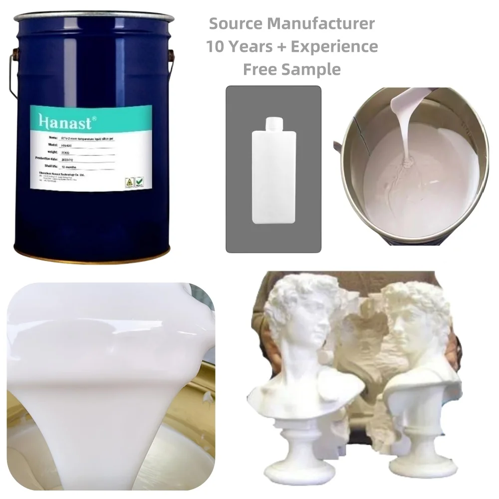Industrial Grade translucent A:B two-component platinum cure liquid silicone rubber for molds making