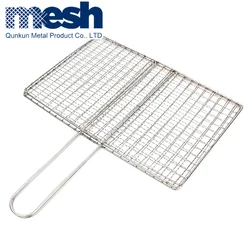 Food Grade Outdoor Barbecue Grill Wire Mesh Stainless Steel Multifunction Chicken BBQ Grill grates bbq round grill