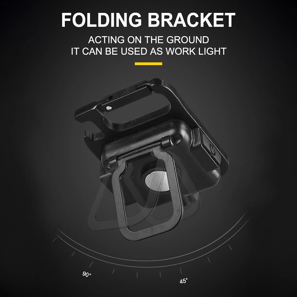 2024 Hot Sale Wholesale Portable Folding Bracket Bottle Opener COB Rechargeable Keychain Light