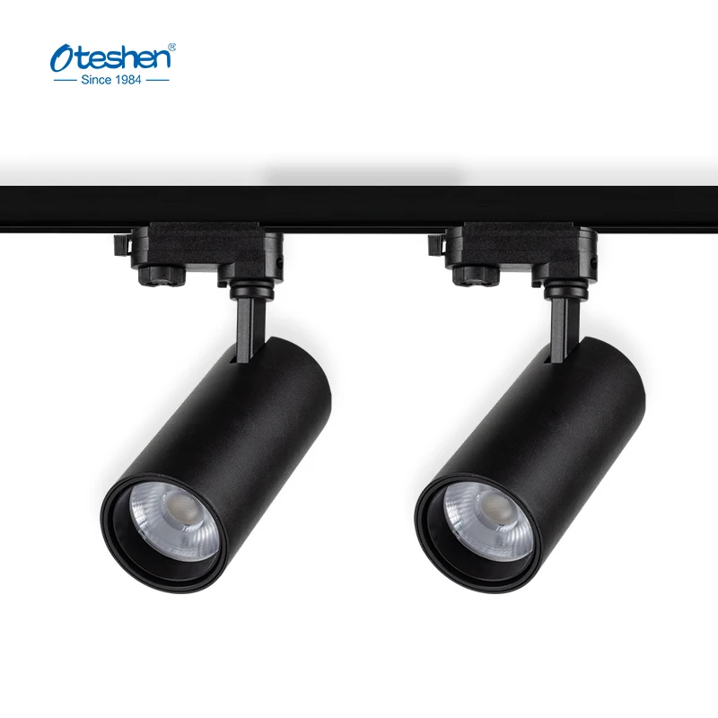 CCT Adjustable Led Track Light 30W Dimmable Focus Led Track Light 360 Motorized Casambi Tunable Track Light