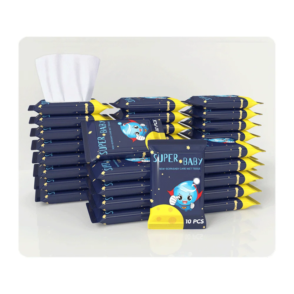 Китайские нетканые детские влажные салфетки из чистой воды высокого материала, влажные детские салфетки для ухода за чувствительной кожей