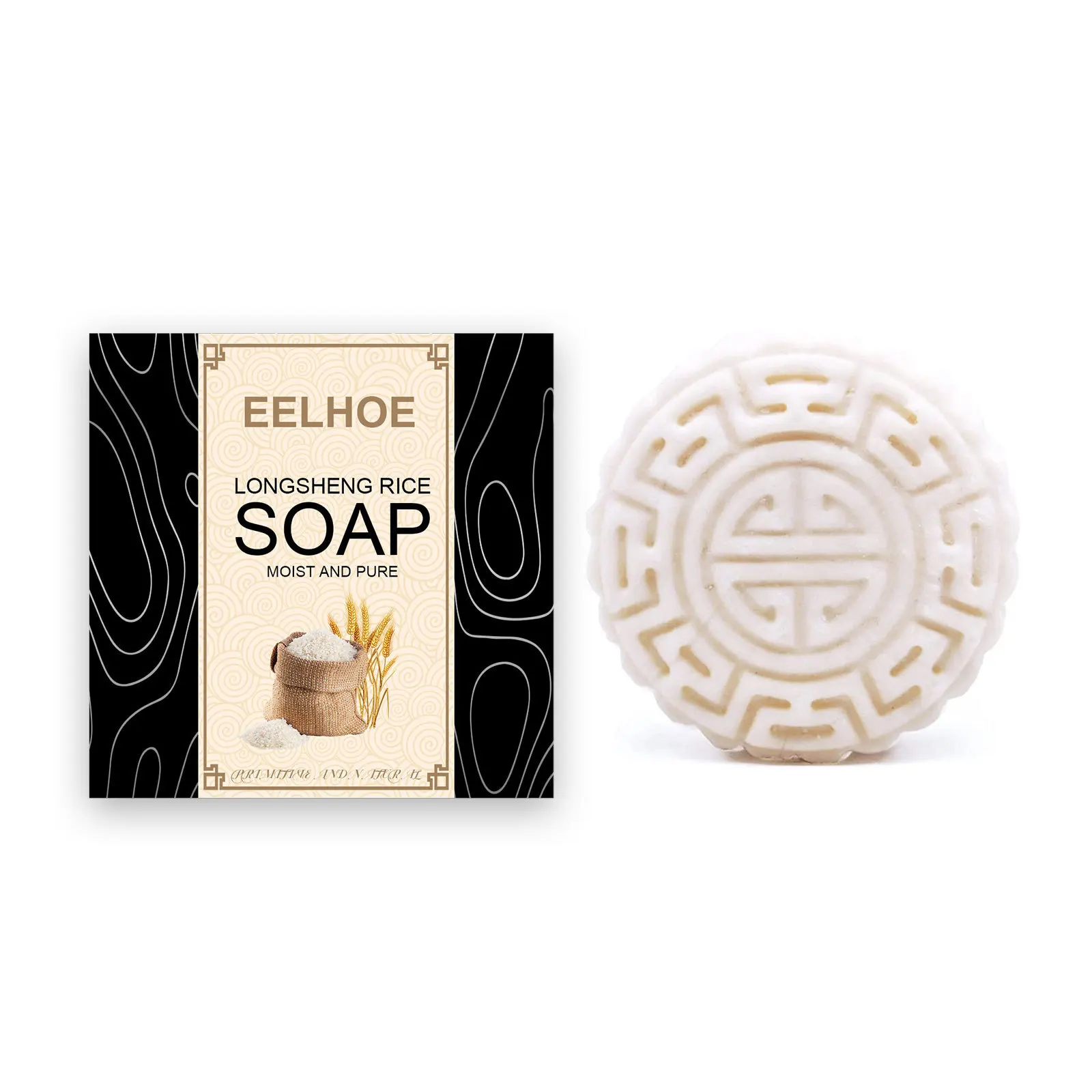 Eelhoe Longsheng Rice Water Shampoo Soap Flower Soap Shampoo Nourishing Hair Care Hair Fury Care Soap