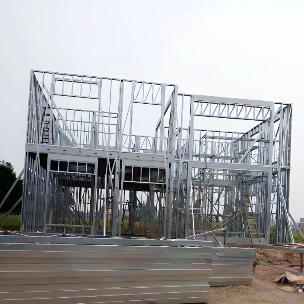 Modern Prefabricated Villa Steel Structure Building Construction