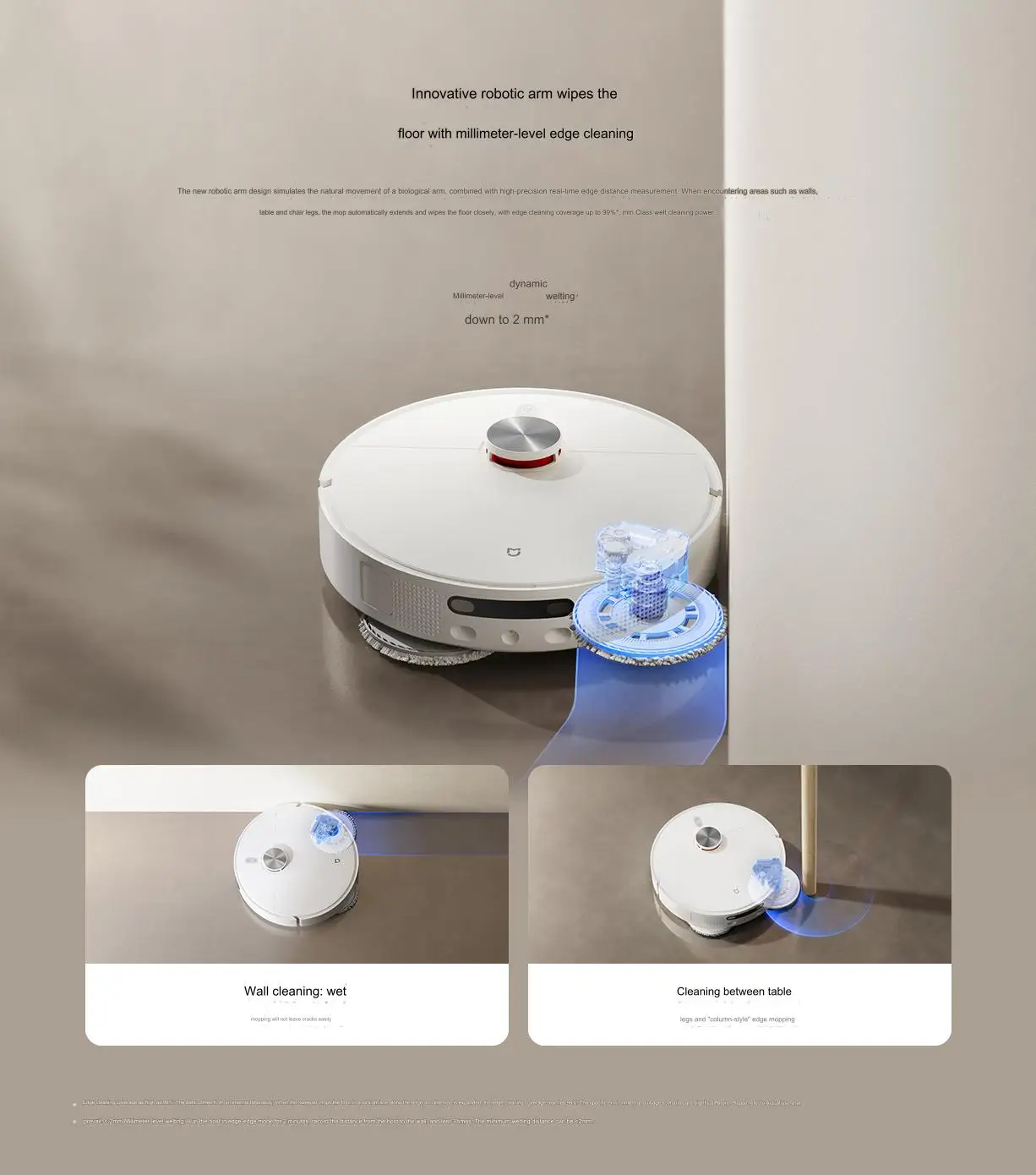 Original  for M30 S All-in-one Sweeping and Mopping Robot 7300Pa Welt Cleaning Smart No-Clean Constant Humidity Mopping