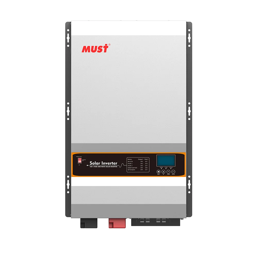 MUST Stock Smart PV3500 PRO Series 4000W 5000W 6000W 8000W 10KW 12KW Solar Inverter with 100A 200A Controller for Solar System