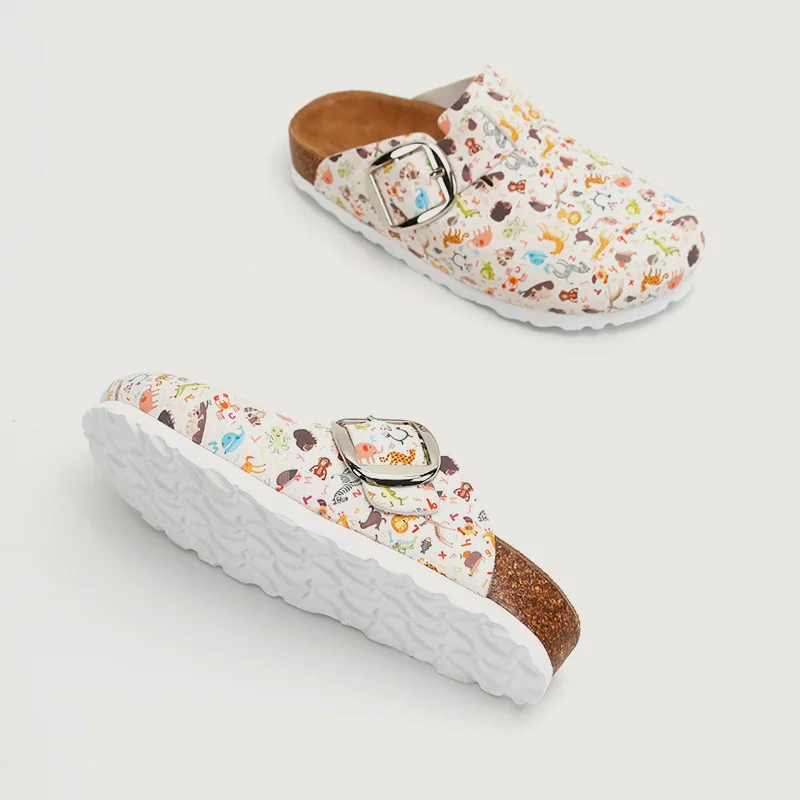 High Quality fashion brand design black mule clog wooden Shoes For Women