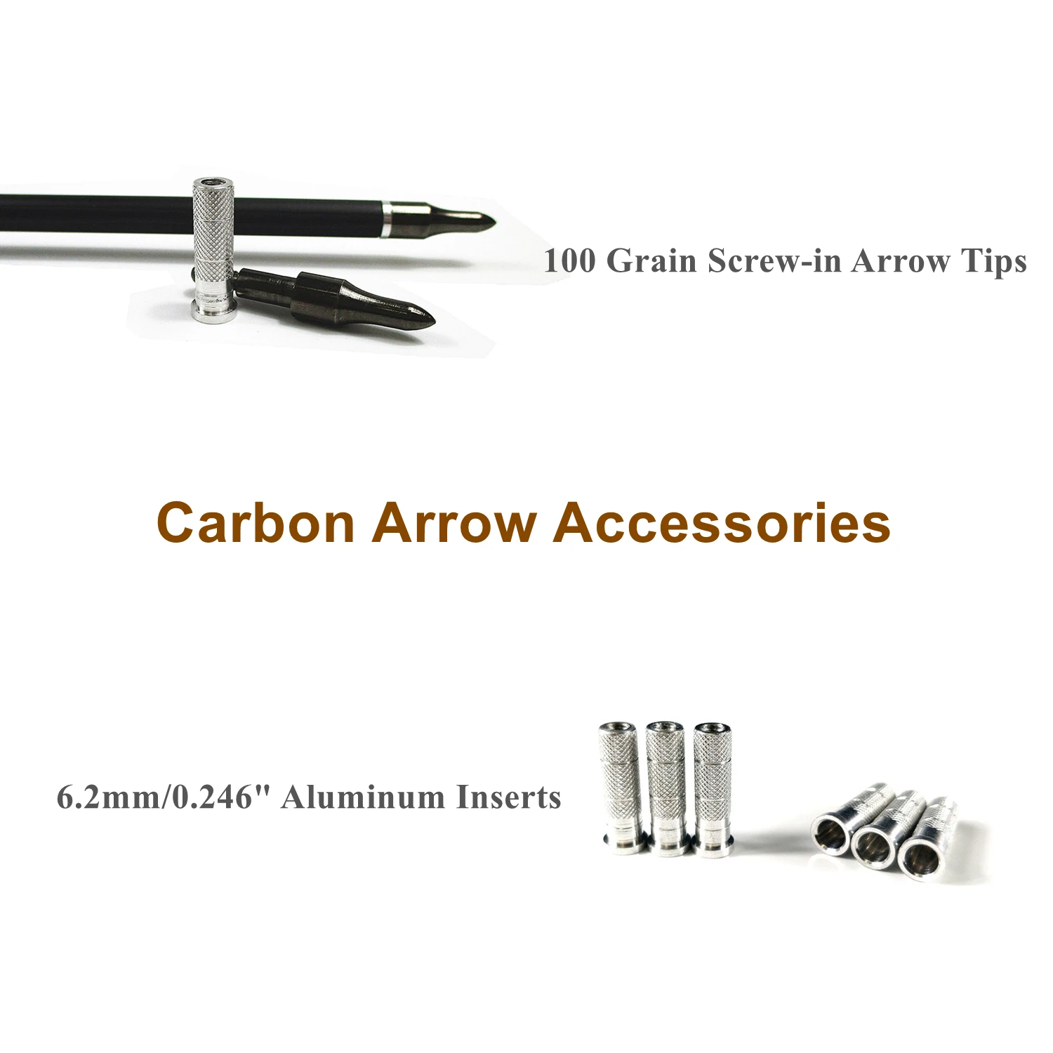 Customized Pure Carbon Fiber Arrows OEM/ODM 300-600 Spine Shafts Target Tips for Archery Outdoor Shooting