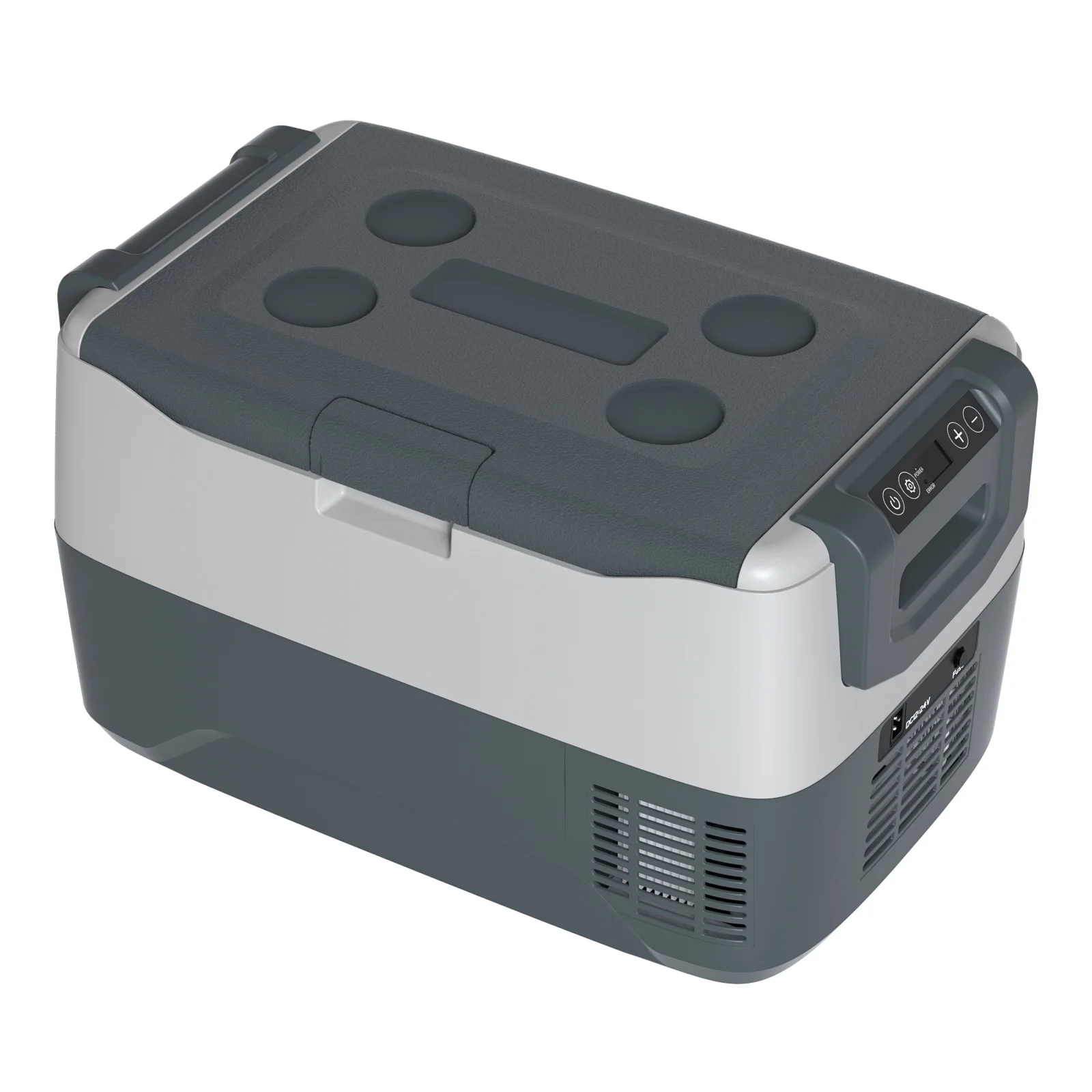 12/24v or 110V-220V car freezer with two compartments compressor car refrigerator