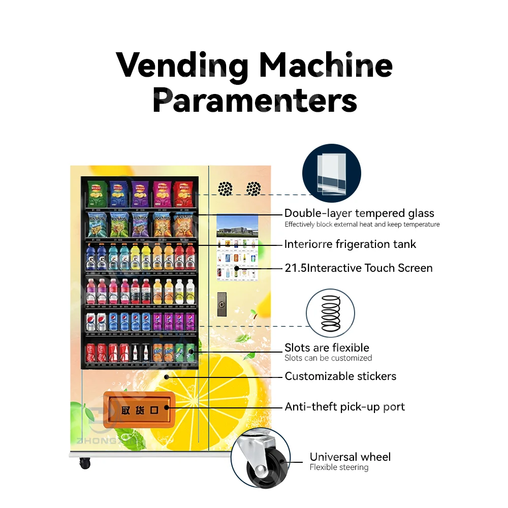 Hot Sale Automatic beverage Cola Vending Machine Business commercial for coke