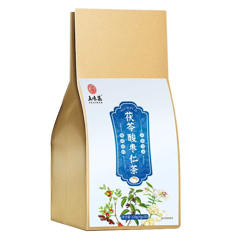 OEM/ODM Poria acid jujube kernel чай-это китайский травяной чай который поможет нам лучше спать по ночам