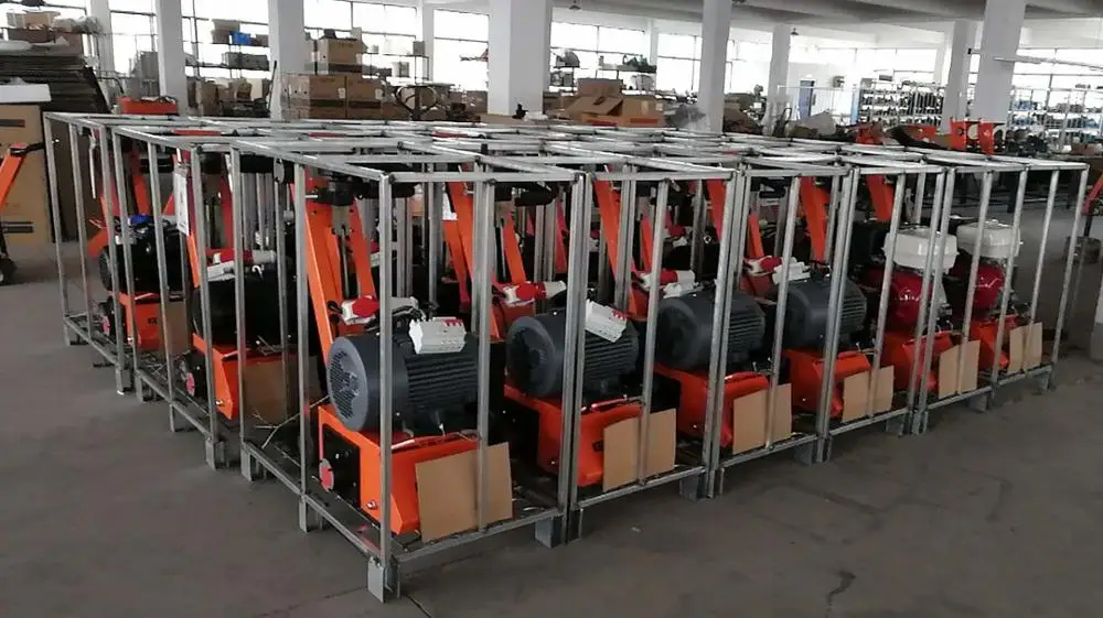 Concrete Cement Scarifying Planer Grinder Preparation Walk Behind