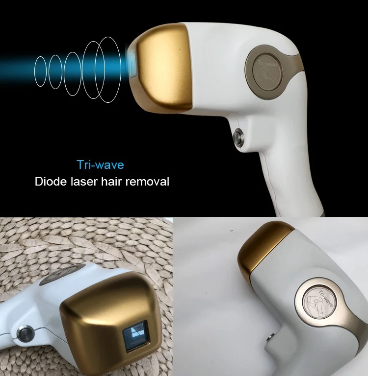 
Germany bars 3 wavelength 755 808 1064 diode laser 808 hair removal 755nm alexandrite laser with medical CE TUV 