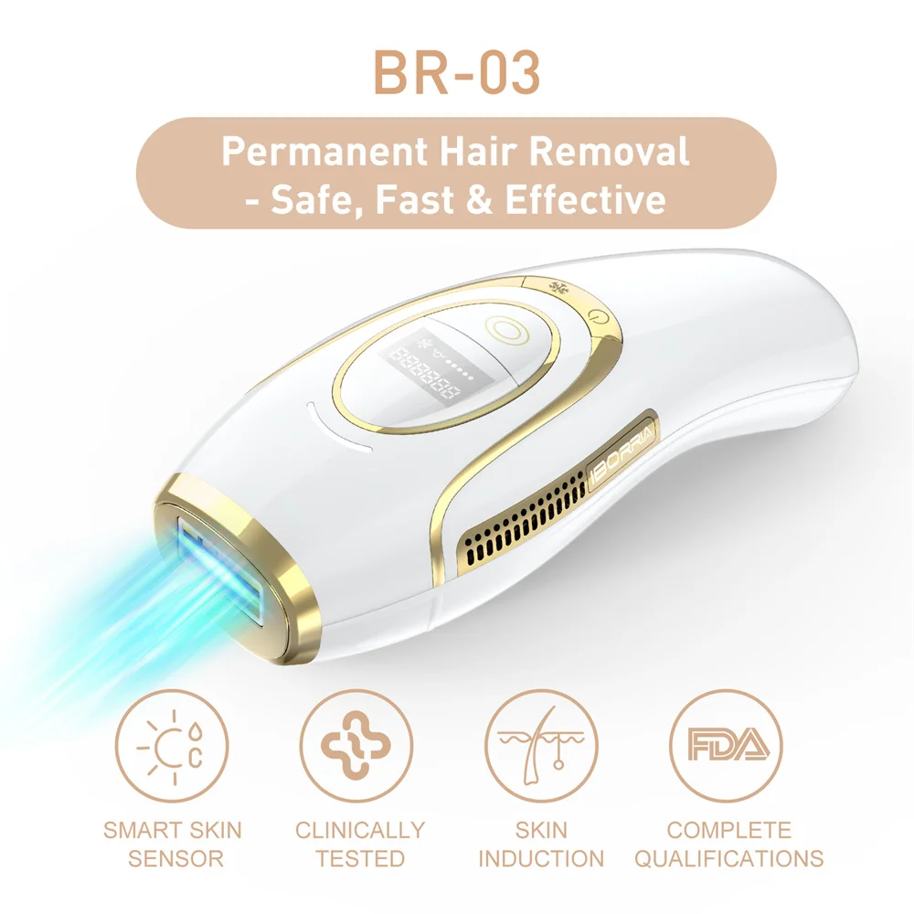 Trending Products 2022 New Arrivals 990000 Flashes Home Use IPL Laser Hair Removal Machine Permanent IPL Hair Removal for Women