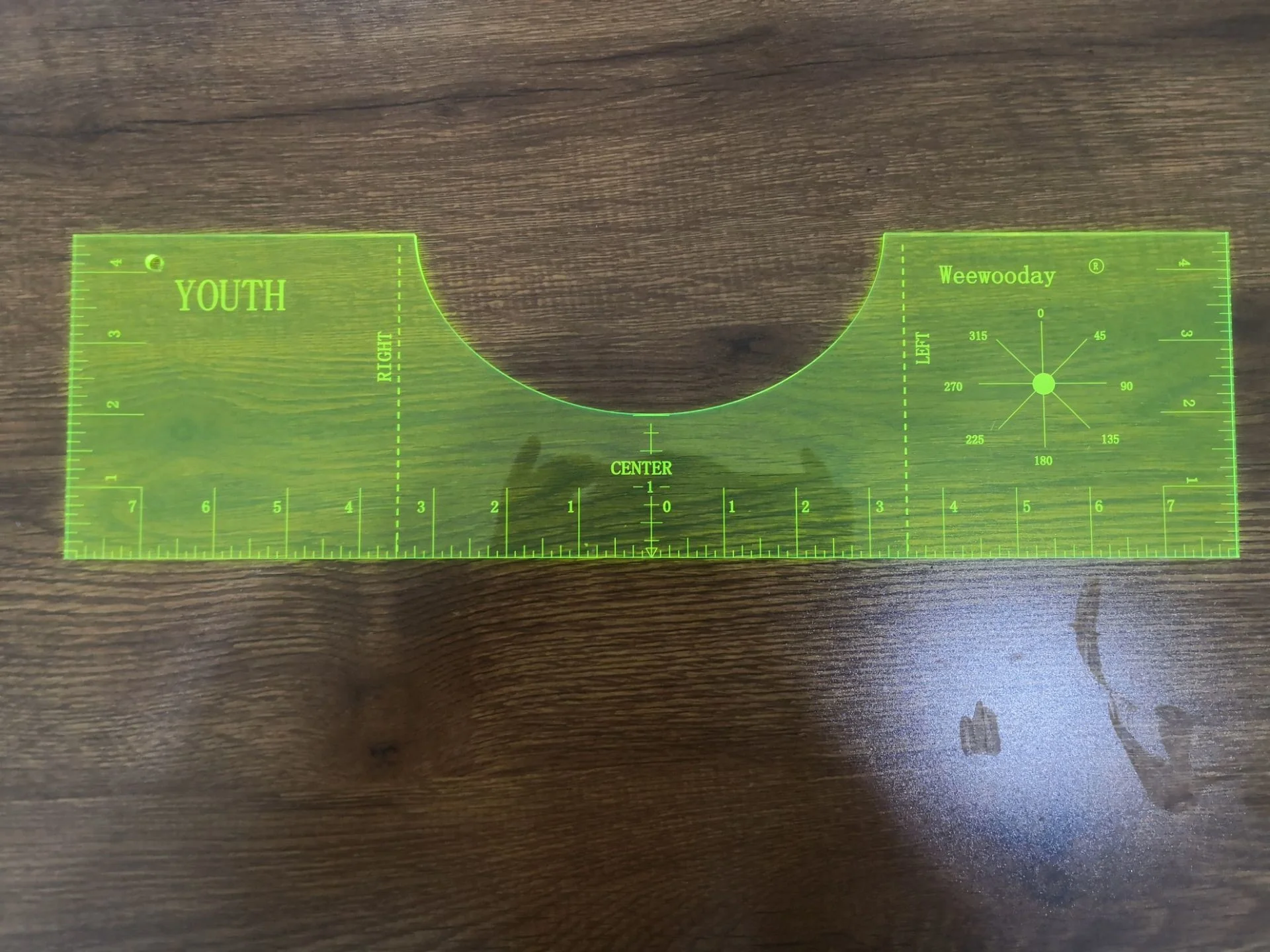 T-Shirt Acrylic Ruler Tshirt Ruler Guide for Vinyl, Shirt Alignment,Transparent T Ruler