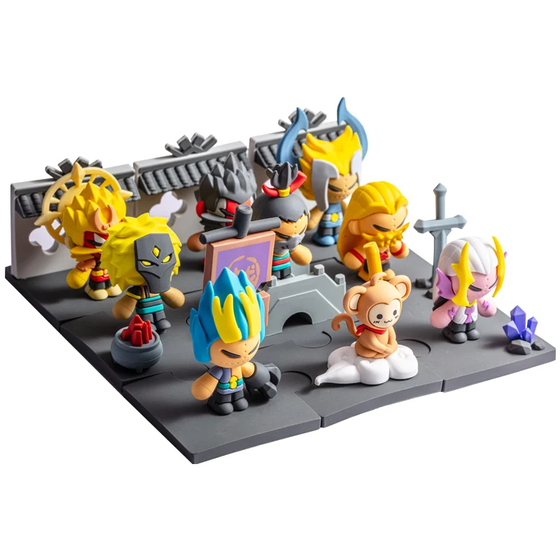 New Arrival  Illusion of magic blind box,customize cartoon figure unite magic prop gift box