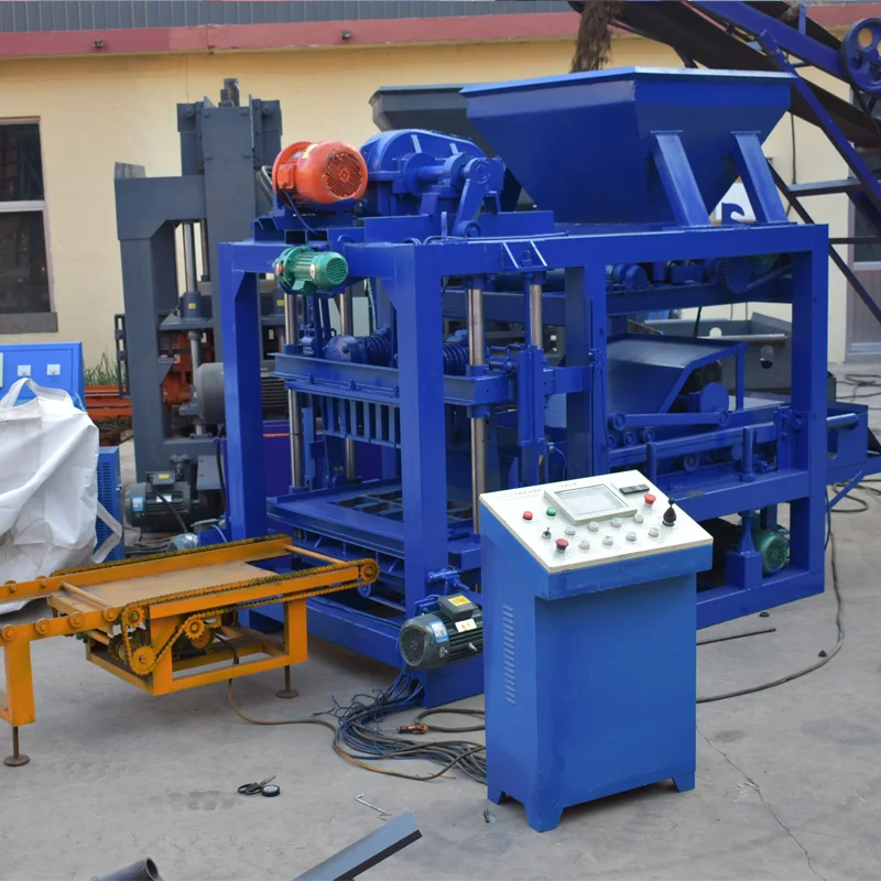 QT4-25 Hollow Block Making Machine Building Block Making Machine Concrete Block Making Machine