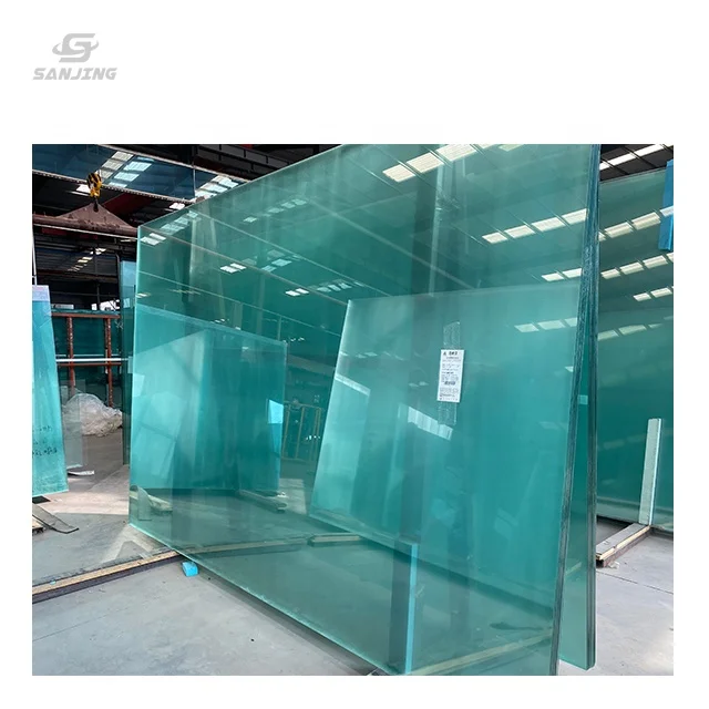 Factory custom transparent safety tempered glass
