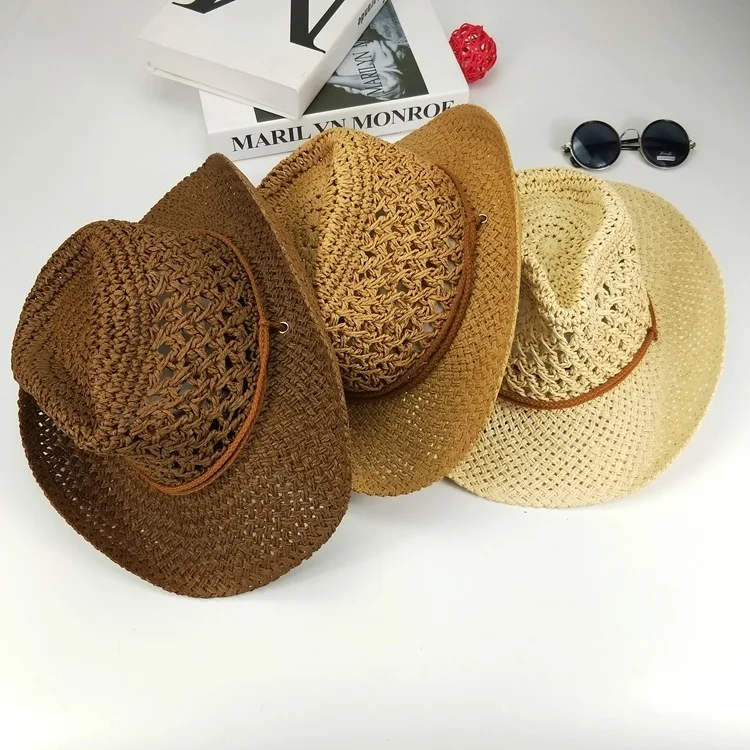  Оптовая продажа ковбойская соломенная шляпа sombrero в западном стиле изготовленная на заказ с