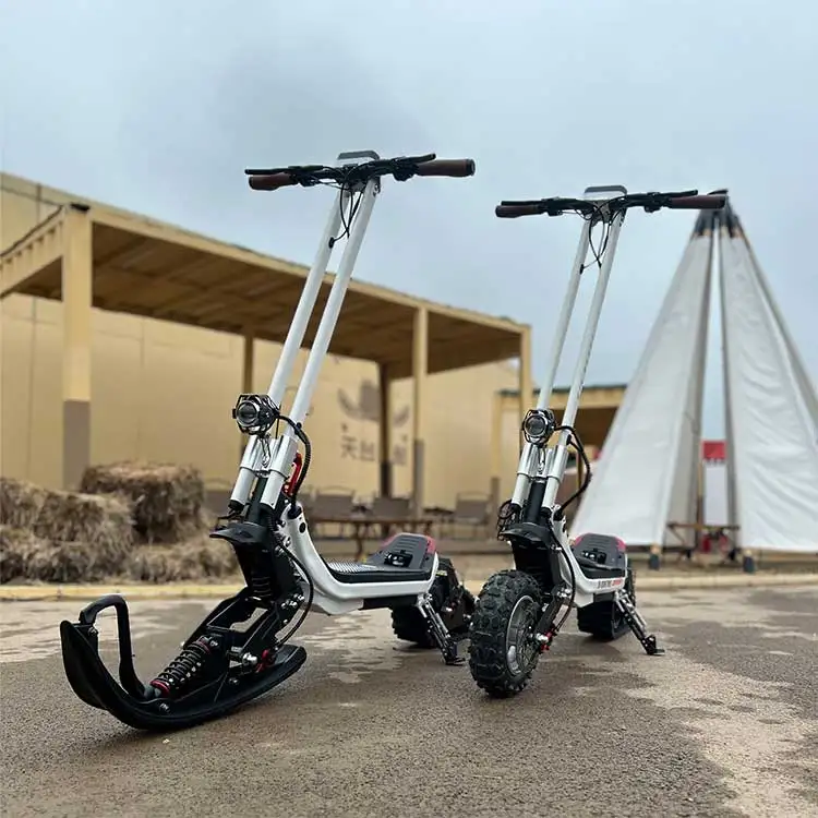 New Arrival 3-in-1 Eretic Electric Snow Scooter Snowmobile for Sale  Multifunctional Winter Sports Vehicle