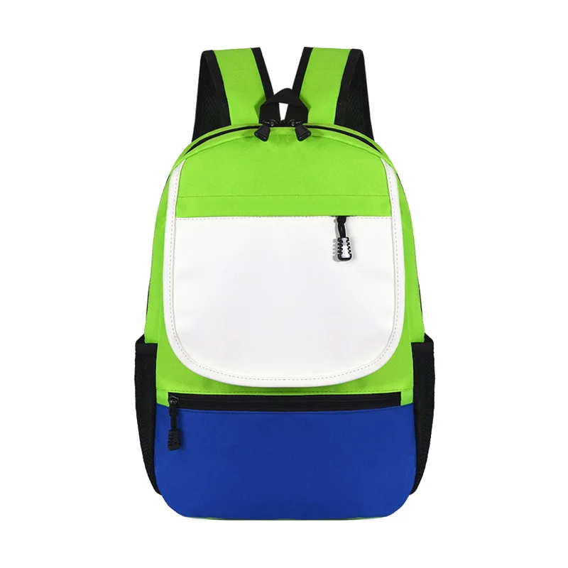 2022 Custom Backpack Manufacturer Patchwork Color Kids BTS School Backpack Bag Sublimation Custom Backpack blank