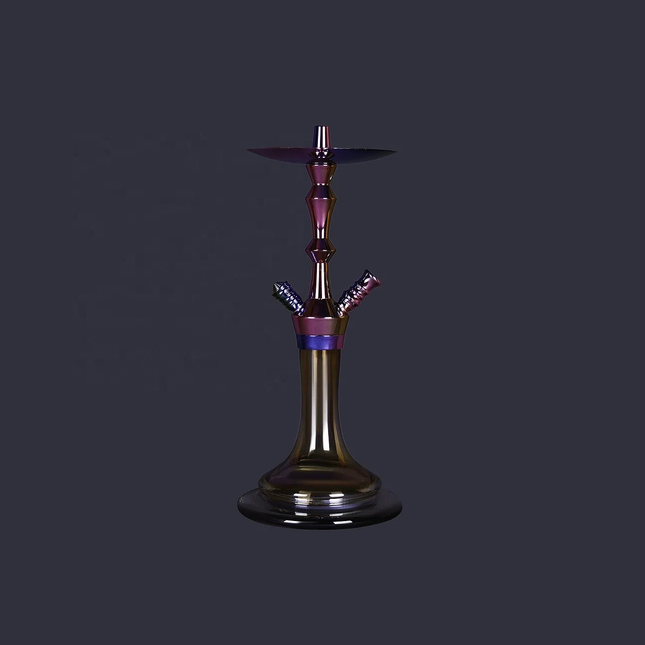 Top quality wholesale Hookahs Shisha Tobacco Narguile Smoking 360 Gravity Glass Chichas Set Pipe