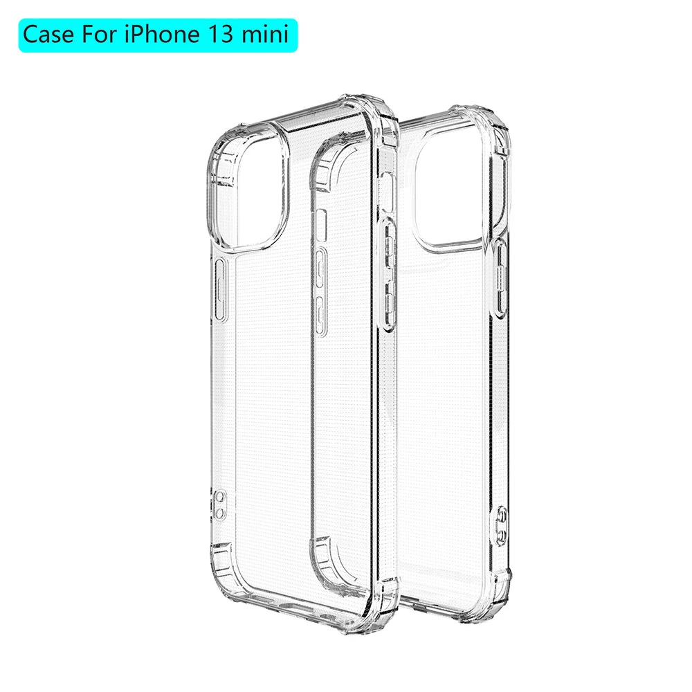2022 New Phone Accessories Transparent Tpu Silicone Clear Sublimation Blank Phone Case