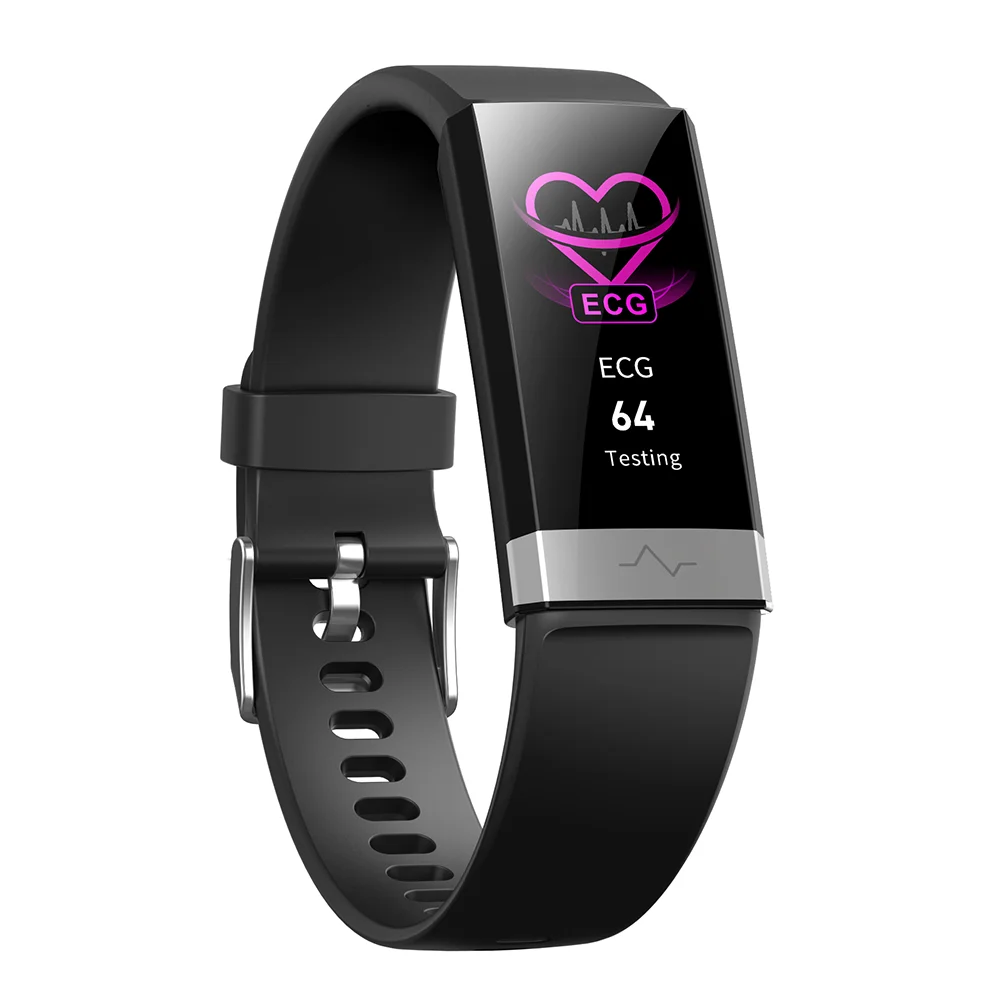 V19 ECG PPG Smart Watch with Blood Pressure and Heart Rate Smart Bracelet OEM bluetooth 4.0 Smart Watch Bracelet CE ROHS