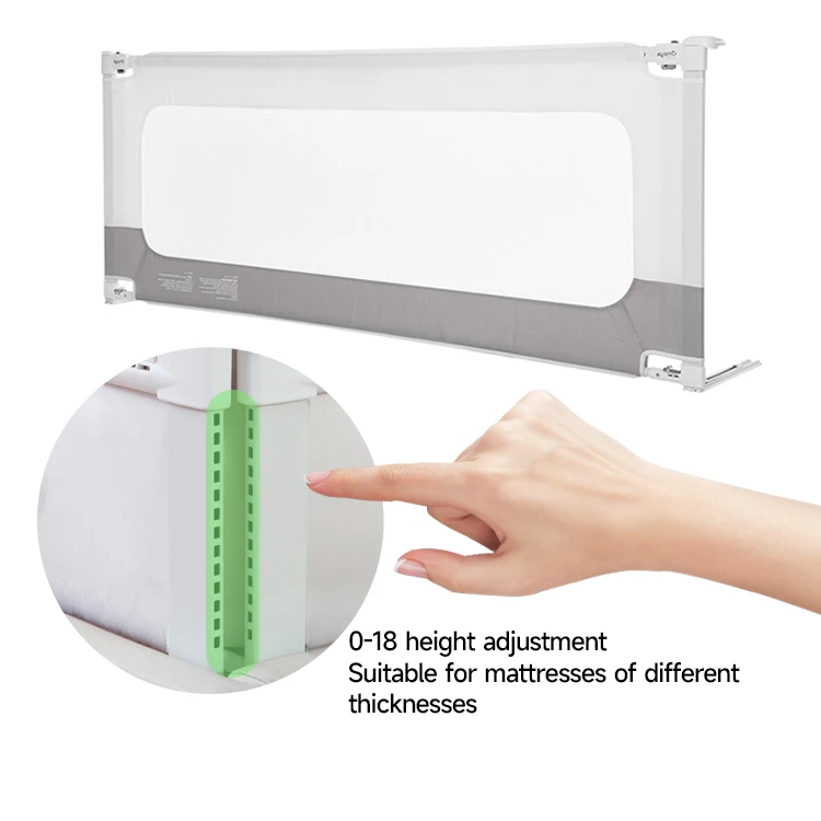 More Sturdy Toddler Baby Bed Rail Guard Healthy Material Protection Safety Barrier Avoid Slipping Bed Rails for Baby
