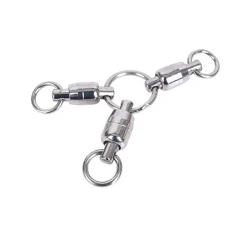 3 ways  stainless steel fish bearing swivel fishing gear fishing accessories  saltwater for sale