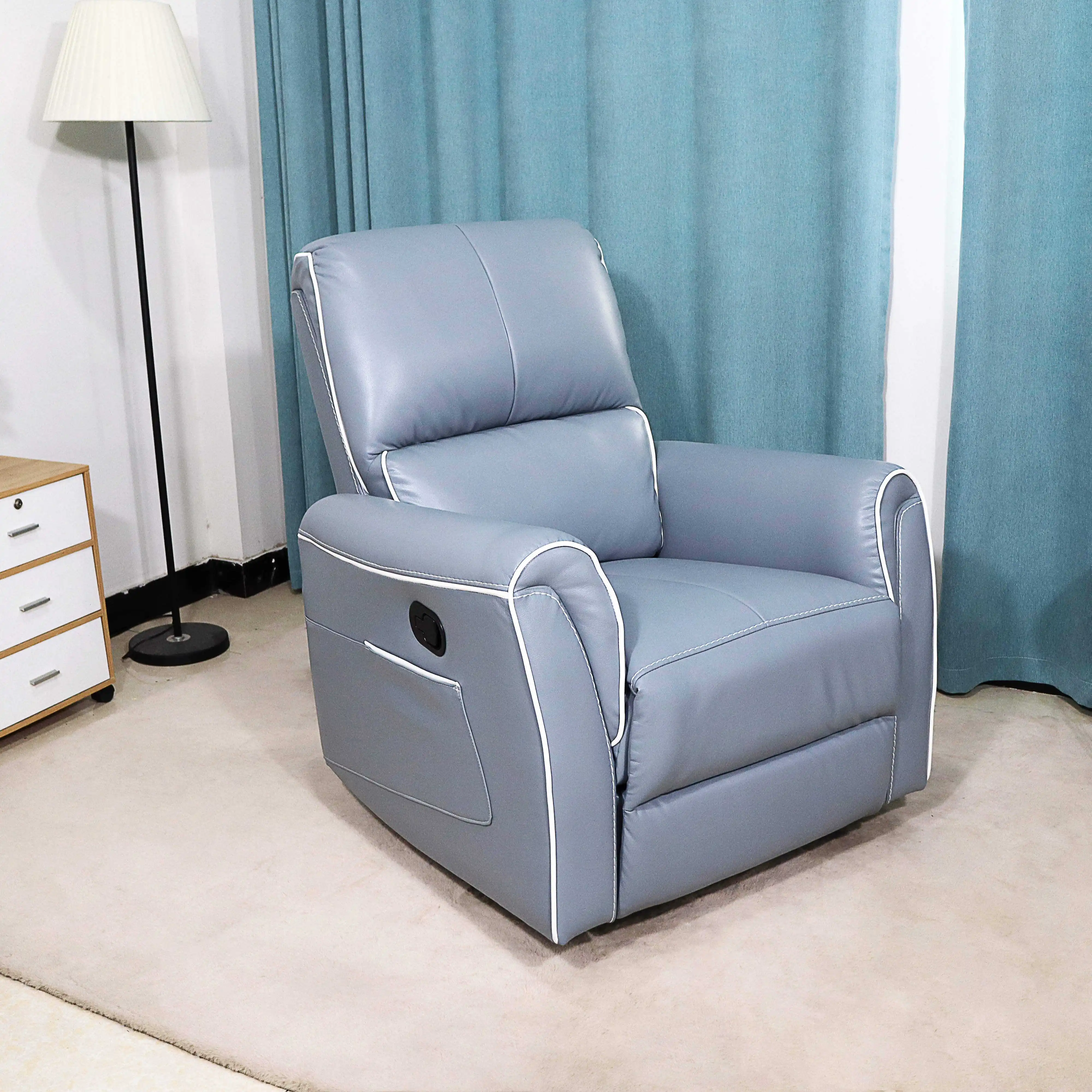 Living Room Modern Single Lazy Boy Adjustable Relax Body Recliner Chair Home Theater Seating Sofa Frame Cinema Seat Tv Chair