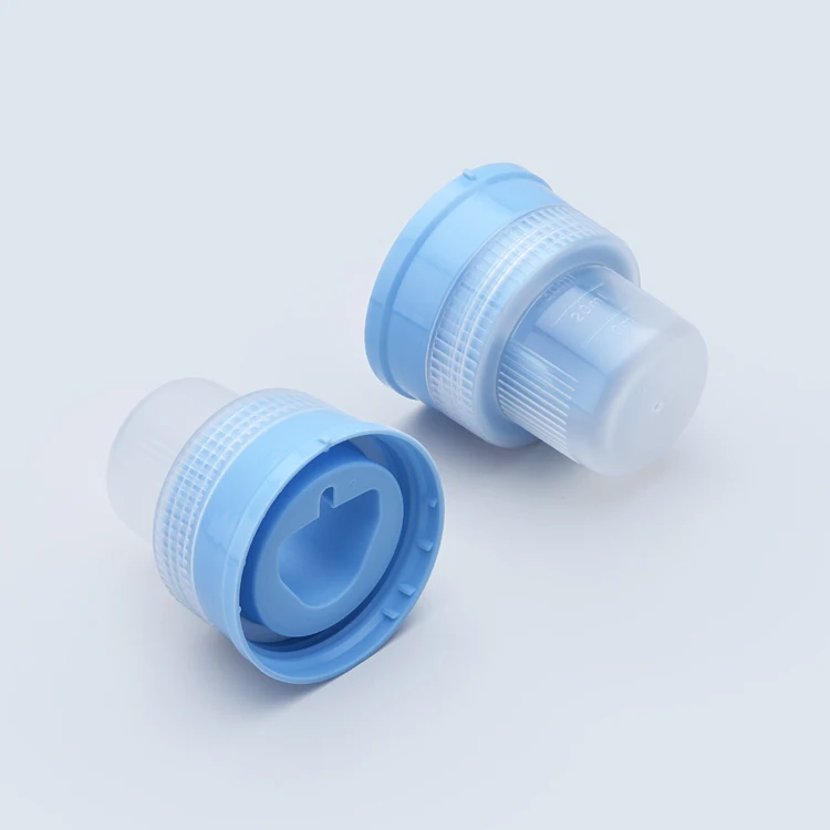 Free sample blue color liquid detergent bottle cap plastic pp screw cap