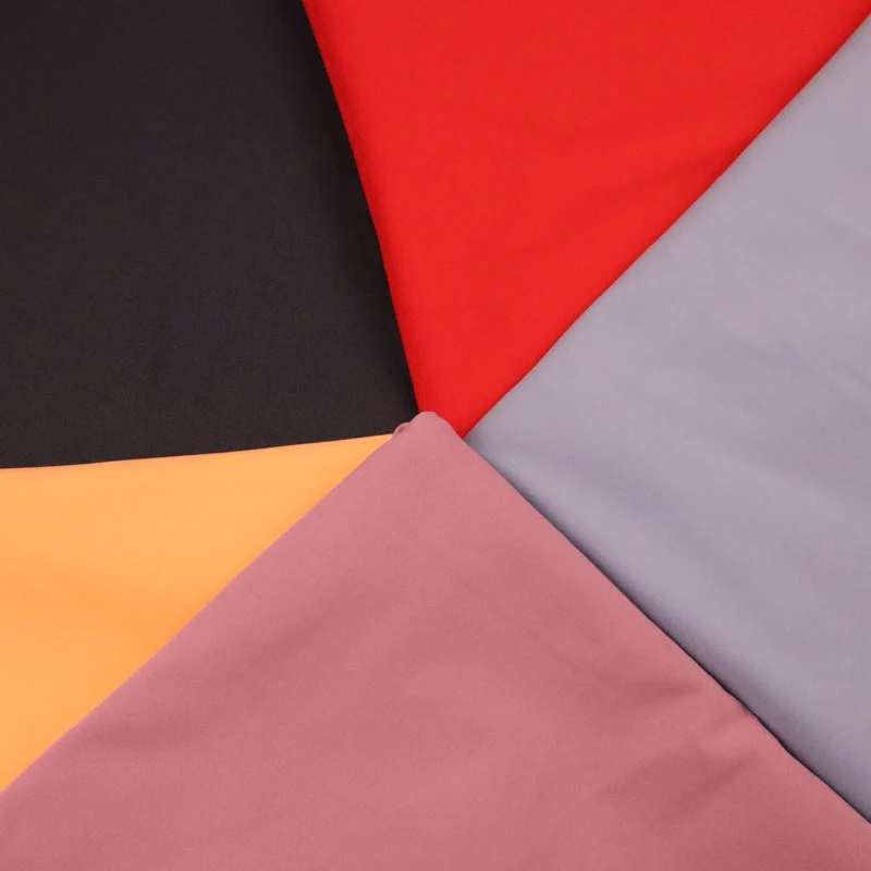 4 way stretch naked feeling two side full dull spandex30  nylon70  fabric for leggings yoga and sportswear
