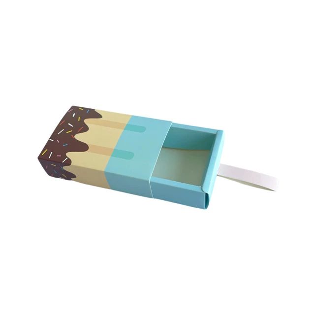Customized food grade Ice Cream Box Popsicle Paper Tray Packaging Box