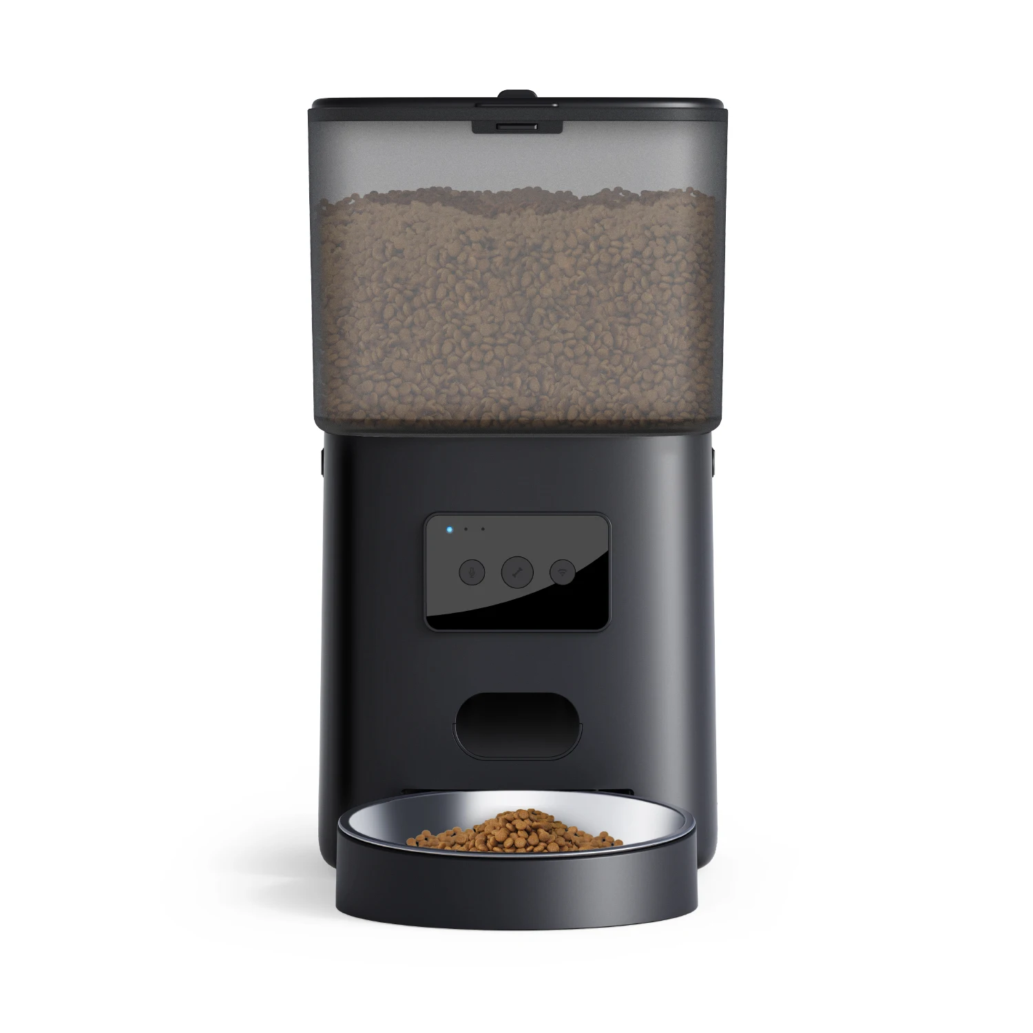 High quality app control food time feeding large capacity regularly 6L cat feeder smart automatic wifi pet feeder