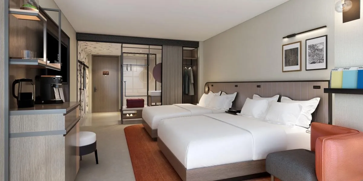 Wholesale Luxury Modern Hotel Bedroom Furniture Sets Wooden Bed Genuine Leather Solid Wood 5 Star Hotel Furniture Modern& Luxury