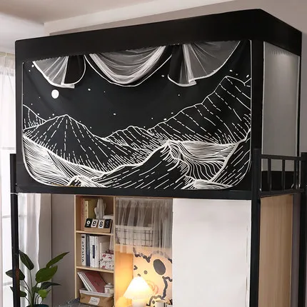 New Design bed curtain  and mosquito net for Bunk Bed Shading and protect personal privacy