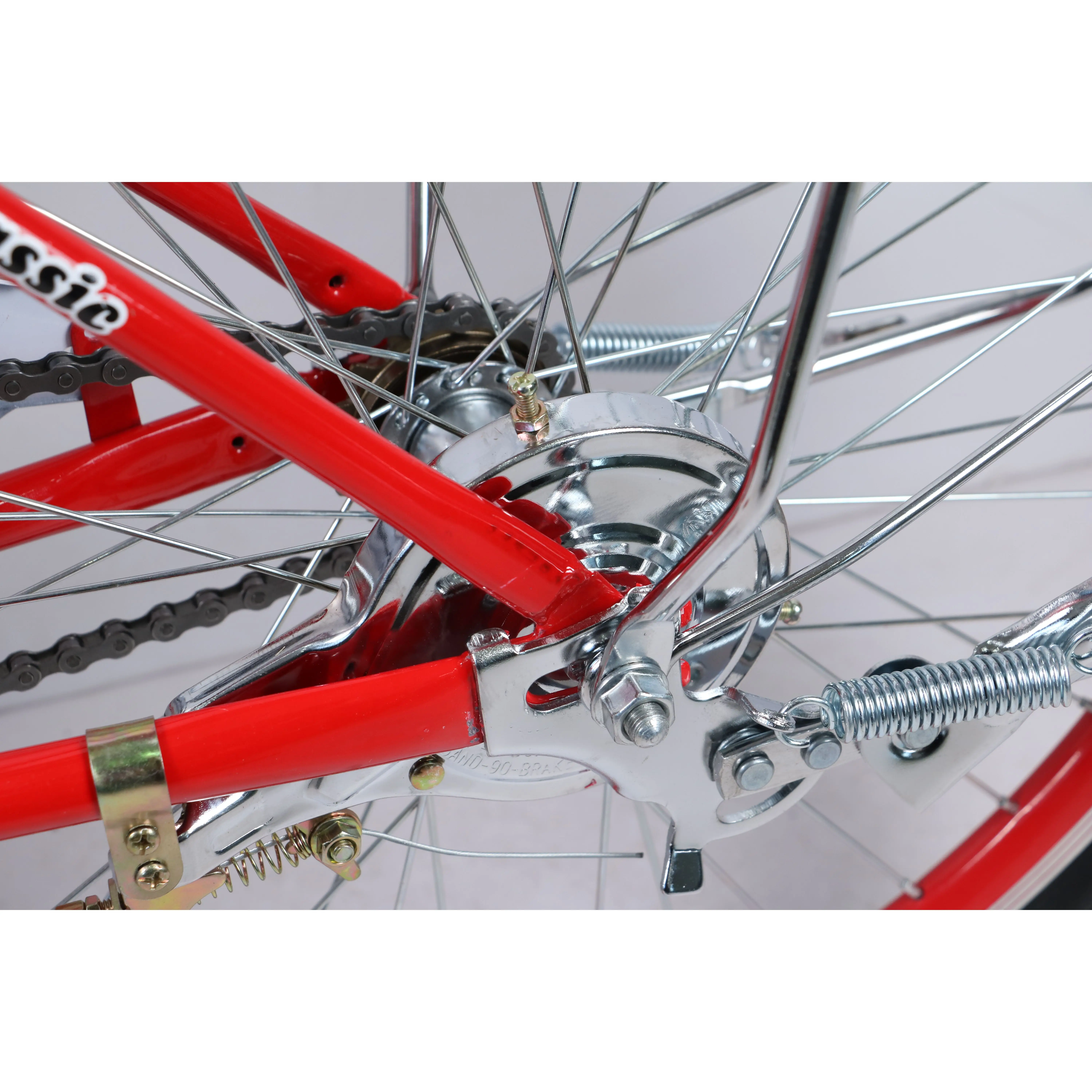 Fashionable 24-Inch City Bicycle Leisure Single Speed Steel Frame with Aluminum Fork Classic Style for Men and Women