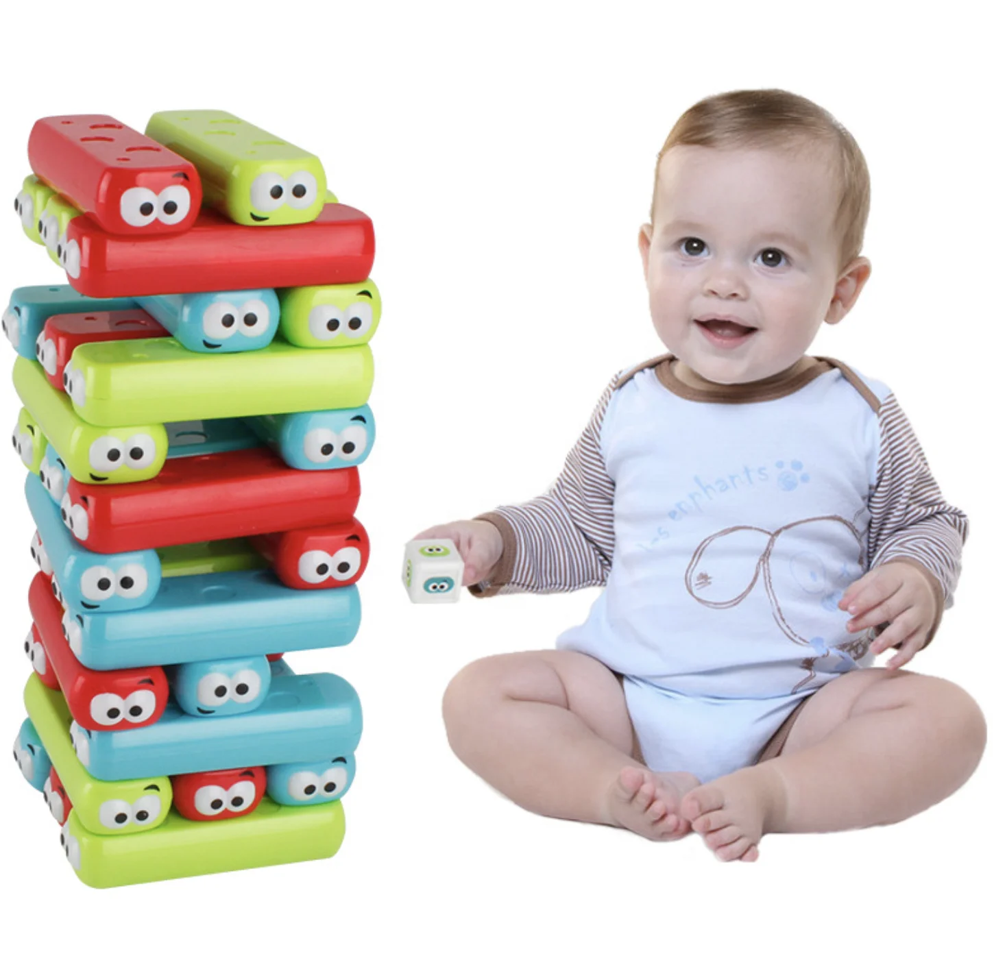 
Table games stackers party games colorful jenga parent-child interactive toys 