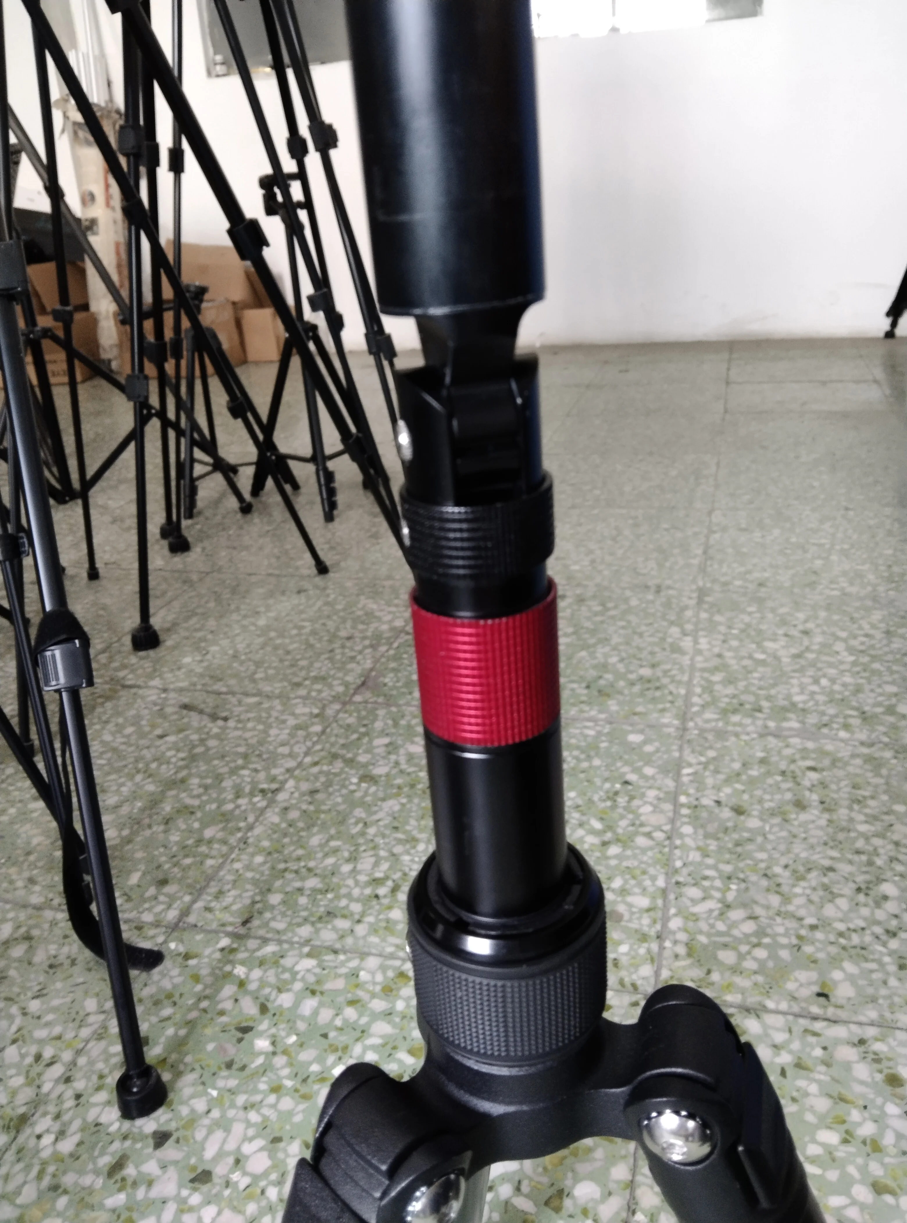 Carbon Fiber  tripod Multifunction Horizontal Center Column Camera Tripod with 360 Panorama tripod ball head for DSLR