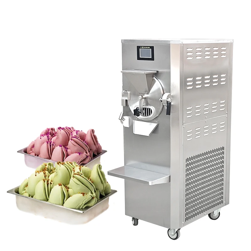 Large cooling cylinder Italian gelato hard serve ice cream machine ice cream machine hard