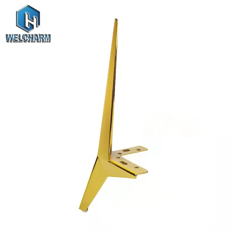 Заводские железные ножки для стола черные золотые хромированные аксессуары мебели дивана