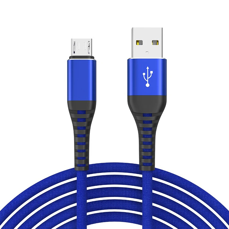  Трендовые 3A USB кабель с нейлоновой оплеткой для быстрой зарядки Micro usb передачи данных