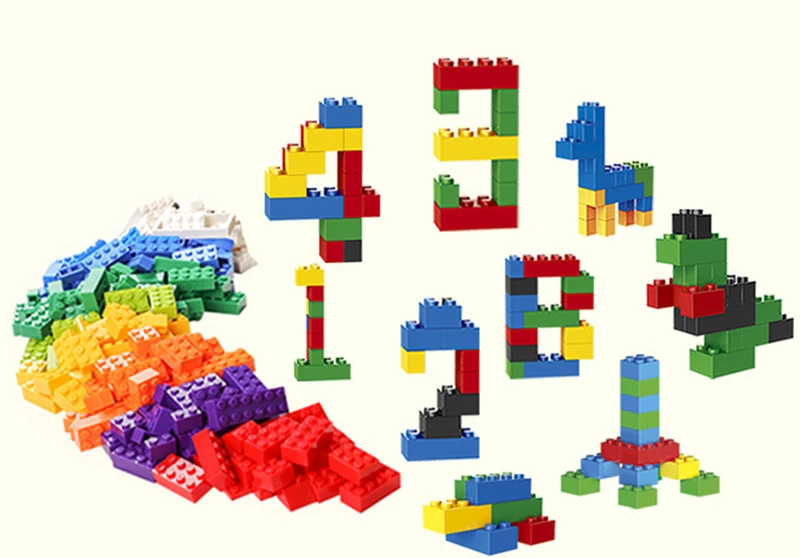 750/1000 piece building block toy ABS plastic toy building block DIY building block set