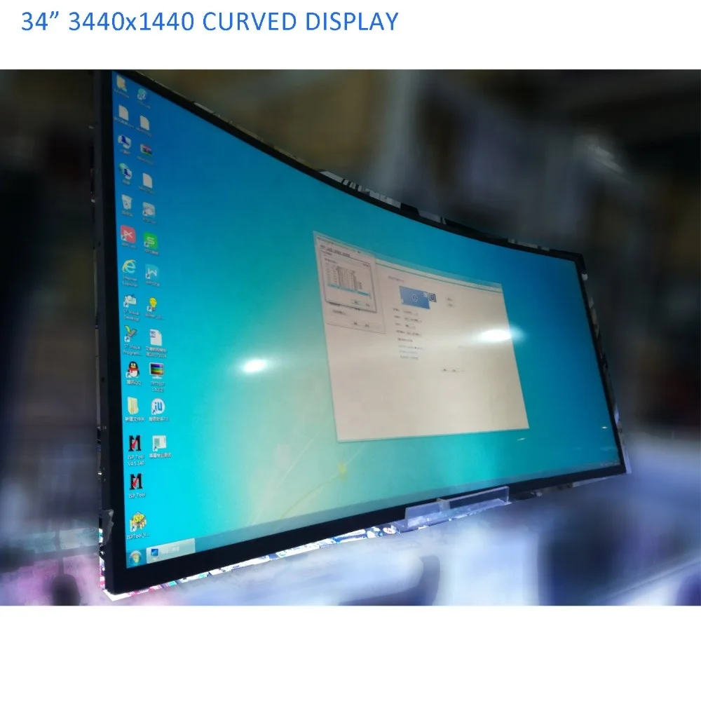 LTM340YP02-Q01 3440x1440 34 inch Curved LCD panel and control board with controller kit