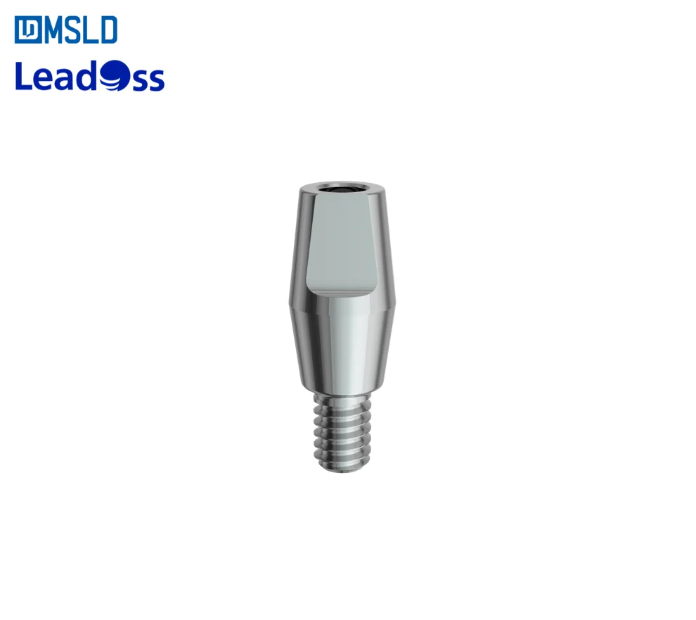 MSLD LeadOss dental abutment solid abutment tissue level titanium base abutment compatible with straumann