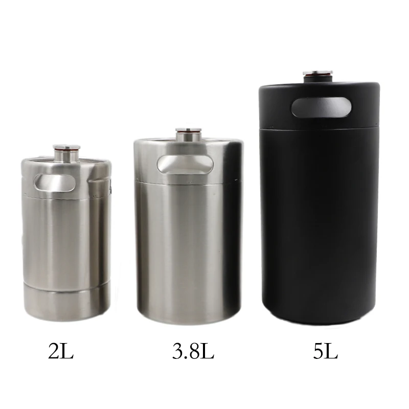2L 4L 5L 10 litres stainless steel mini beer barril cerveza insulated keg