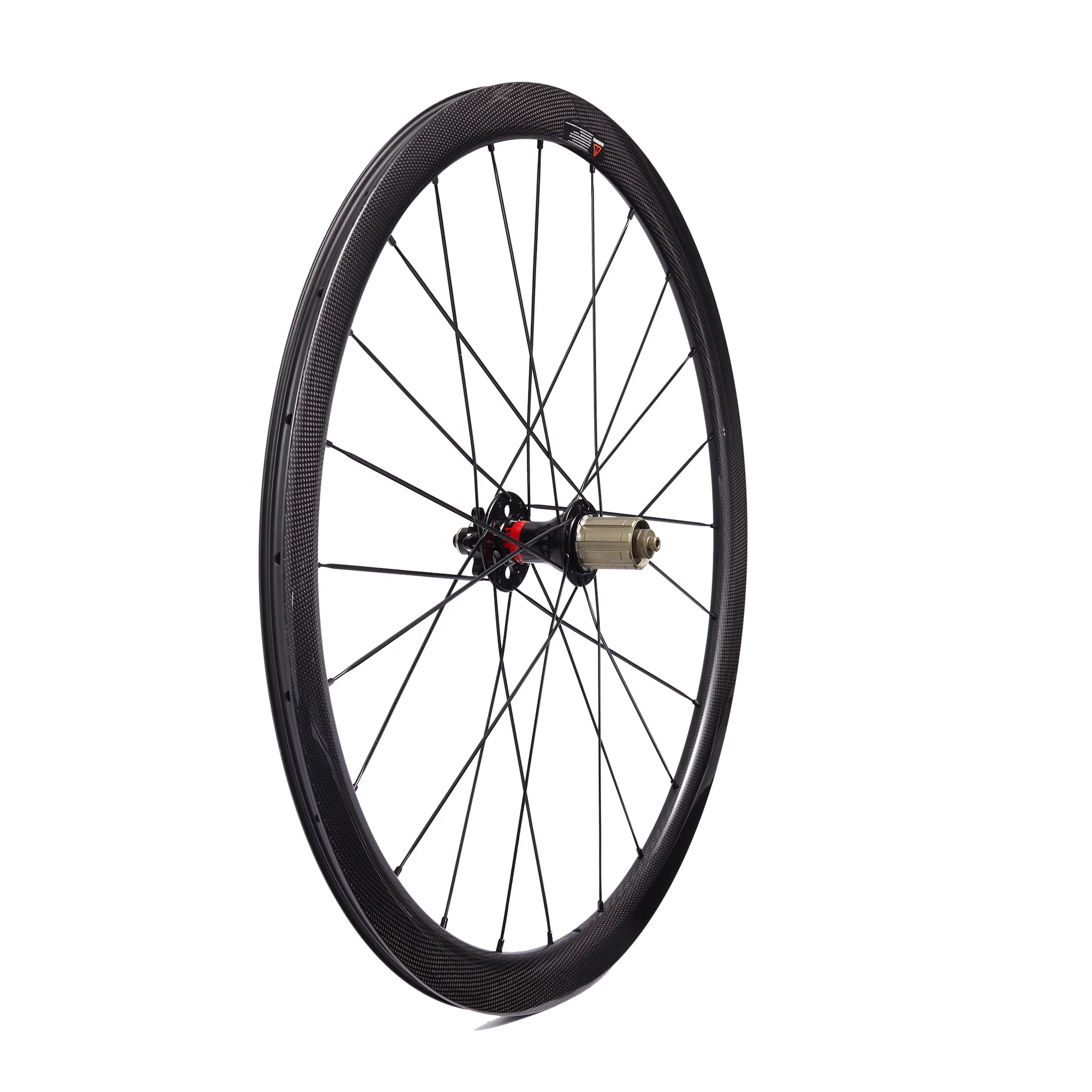 12mm 15mm /12*142mm Thru Axle or QR Disc Brake wheels 38mm U shape tubuless 6 Bolt Carbon Road Cyclocross Wheelset