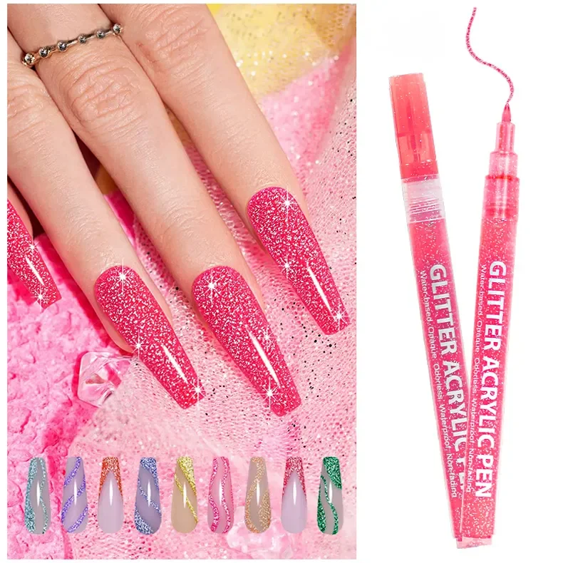 Best New Arrival Oem Graffiti Nail Pen Drawing  Gel Polish Nail Dotting Pen Nail Art Pen For Painting