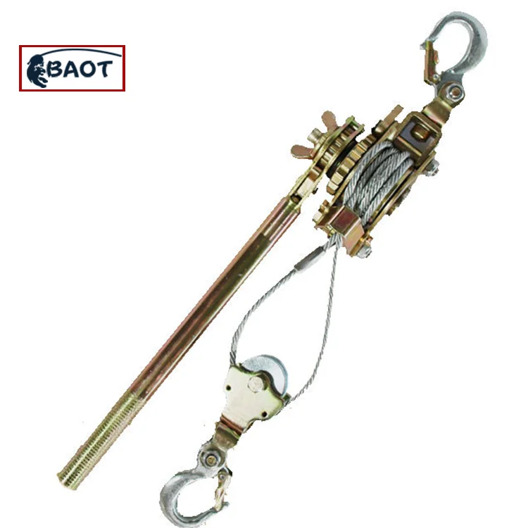 BAOT 1ton cable pulling device electrical wire rope cable puller